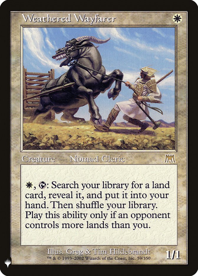 Weathered Wayfarer [Mystery Booster] Magic: The Gathering