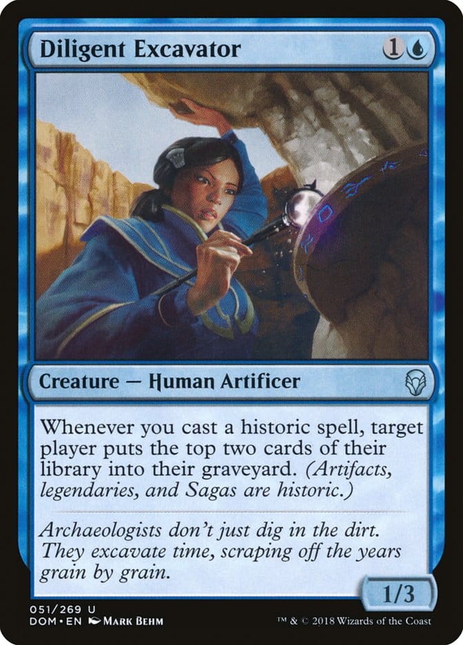 Diligent Excavator [Dominaria] Magic: The Gathering