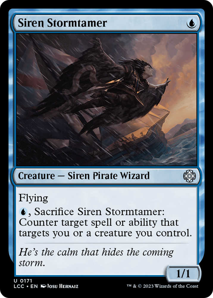 Siren Stormtamer [The Lost Caverns of Ixalan Commander] Magic: The Gathering