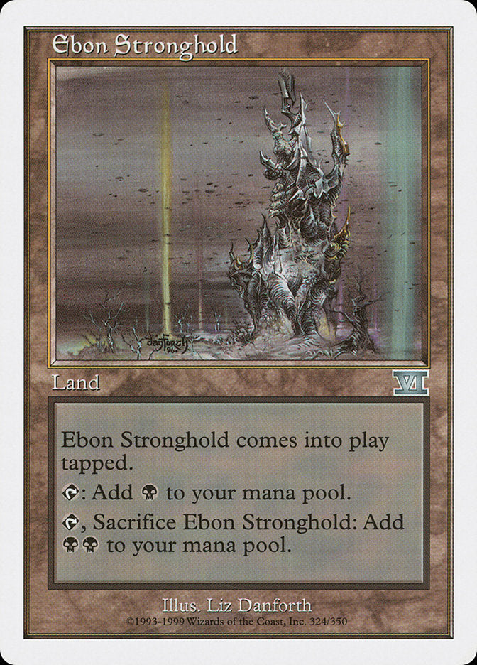 Ebon Stronghold [Classic Sixth Edition] Magic: The Gathering