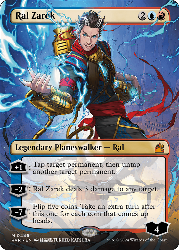 Ral Zarek (Anime Borderless) [Ravnica Remastered] Magic: The Gathering