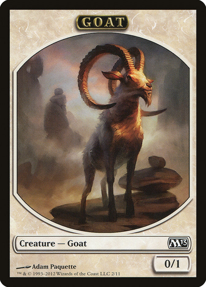 Goat Token [Magic 2013 Tokens] Magic: The Gathering