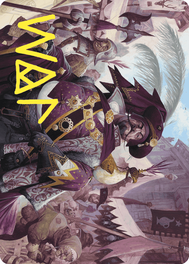 Discerning Financier Art Card (Gold-Stamped Signature) [Wilds of Eldraine Art Series] Magic: The Gathering