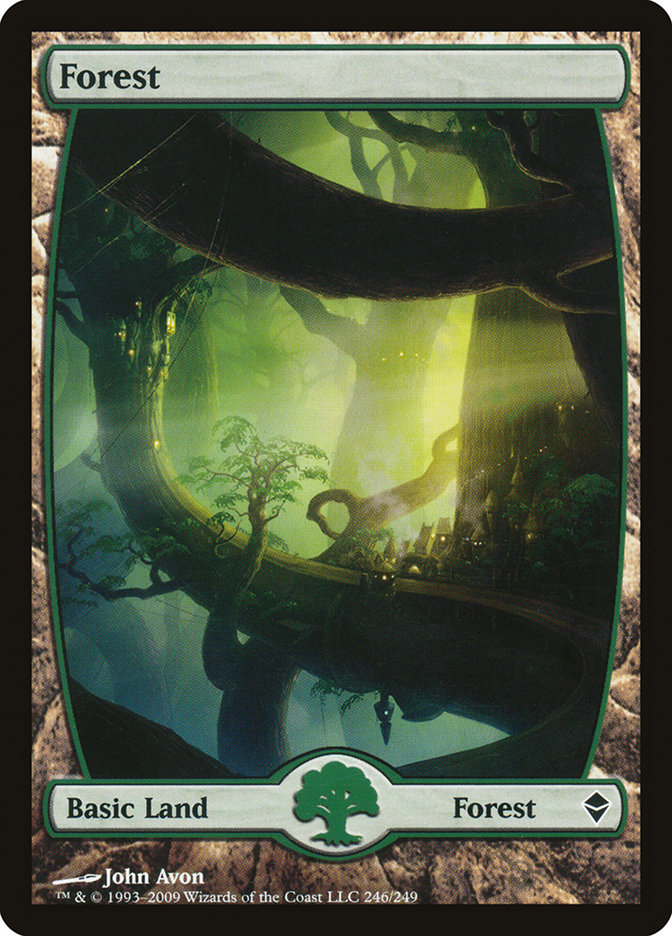 Forest (246) [Zendikar] Magic: The Gathering