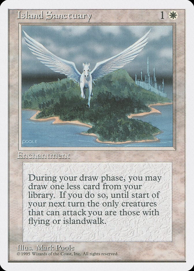 Island Sanctuary [Fourth Edition] Magic: The Gathering