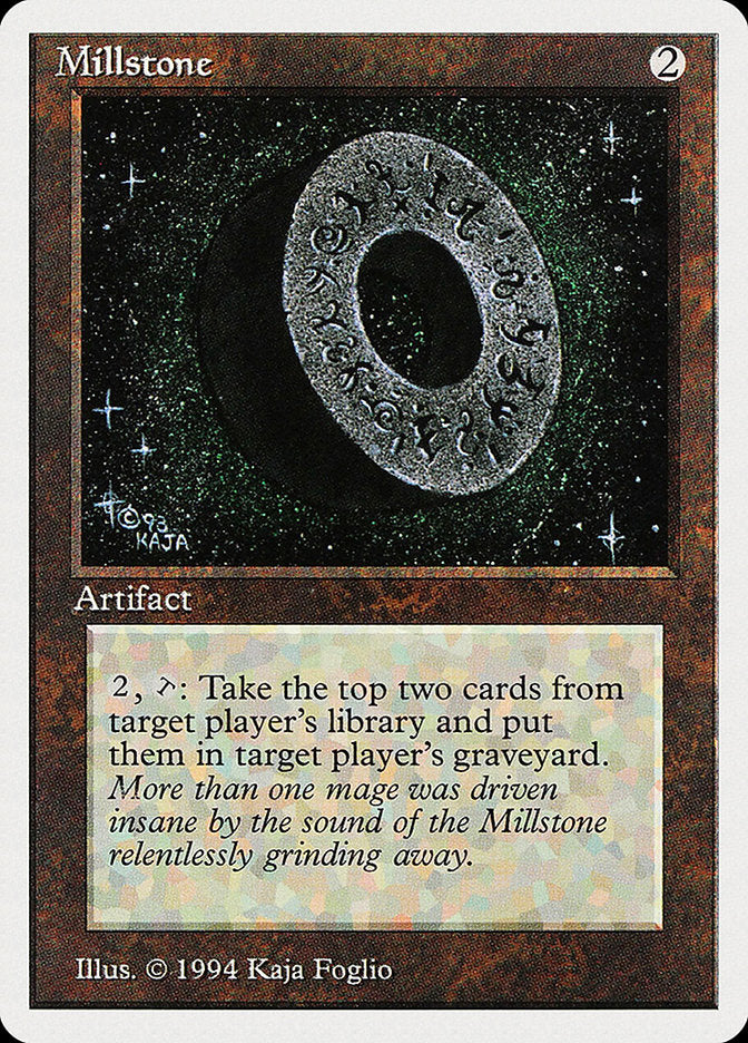 Millstone [Summer Magic / Edgar] Magic: The Gathering
