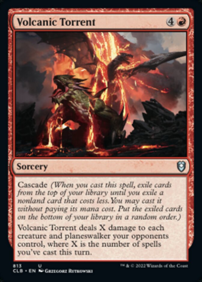 Volcanic Torrent [Commander Legends: Battle for Baldur's Gate] Magic: The Gathering