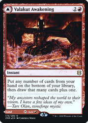 Valakut Awakening // Valakut Stoneforge [Zendikar Rising Prerelease Promos] Magic: The Gathering