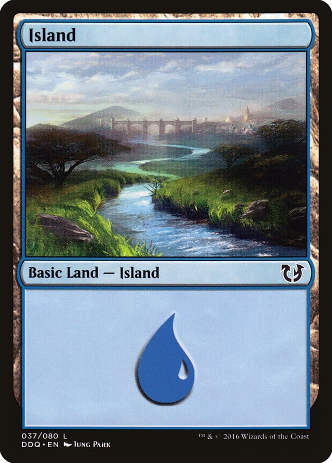 Island (37) [Duel Decks: Blessed vs. Cursed] Magic: The Gathering