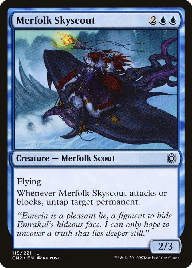 Merfolk Skyscout [Conspiracy: Take the Crown] Magic: The Gathering