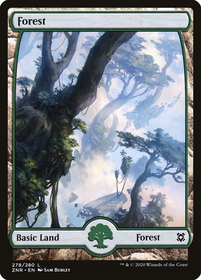 Forest (278) [Zendikar Rising] Magic: The Gathering