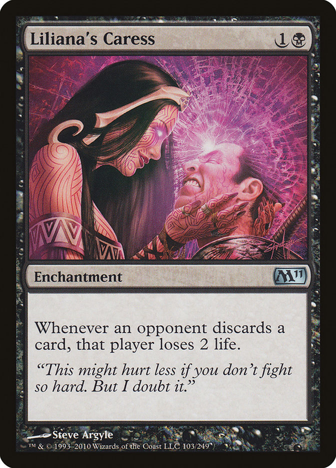 Liliana's Caress [Magic 2011] Magic: The Gathering