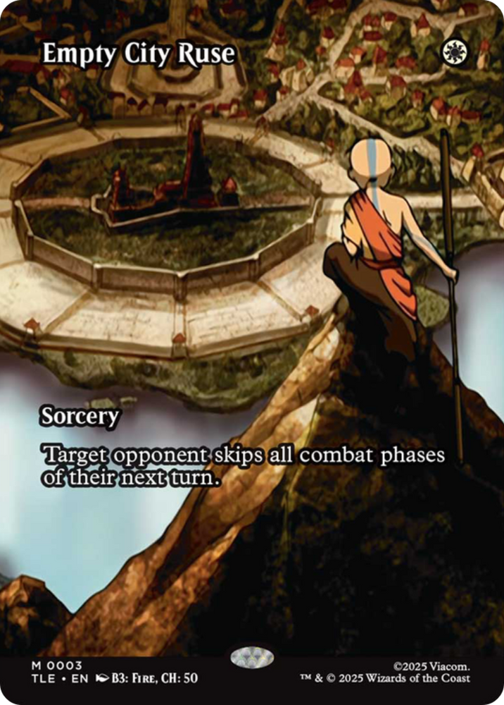 Empty City Ruse (Borderless) [Avatar: The Last Airbender: Eternal-Legal] Magic: The Gathering