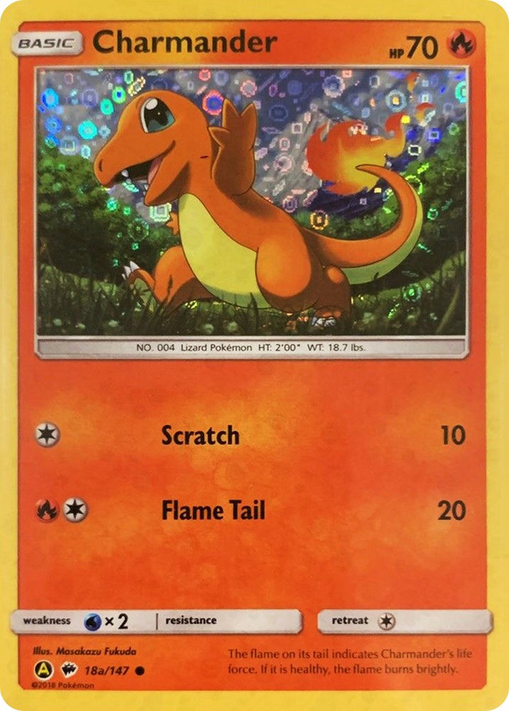 Charmander (18a/147) (General Mills Cereal Foil) [Alternate Art Promos] Pokémon