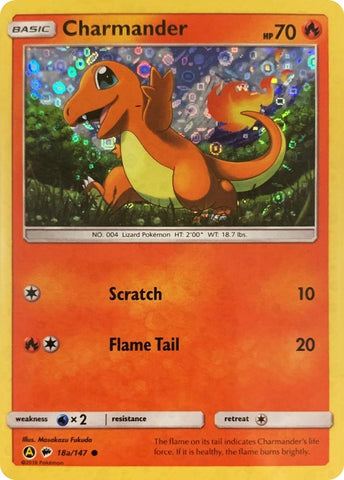 Charmander (18a/147) (General Mills Cereal Foil) [Alternate Art Promos] Pokémon