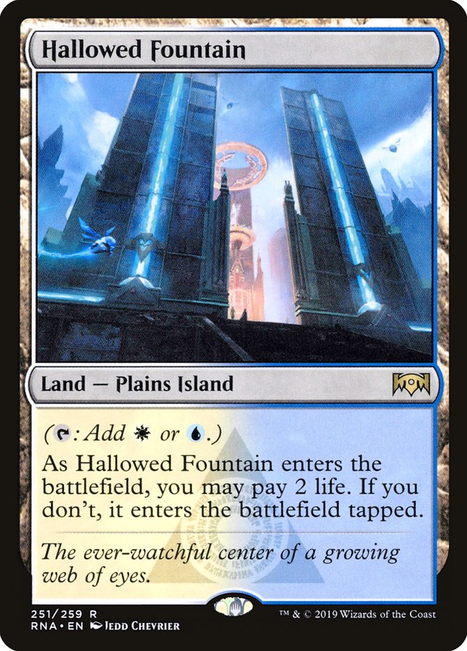 Hallowed Fountain [Ravnica Allegiance] Magic: The Gathering