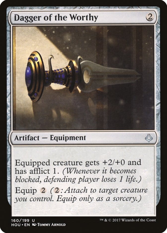 Dagger of the Worthy [Hour of Devastation] Magic: The Gathering