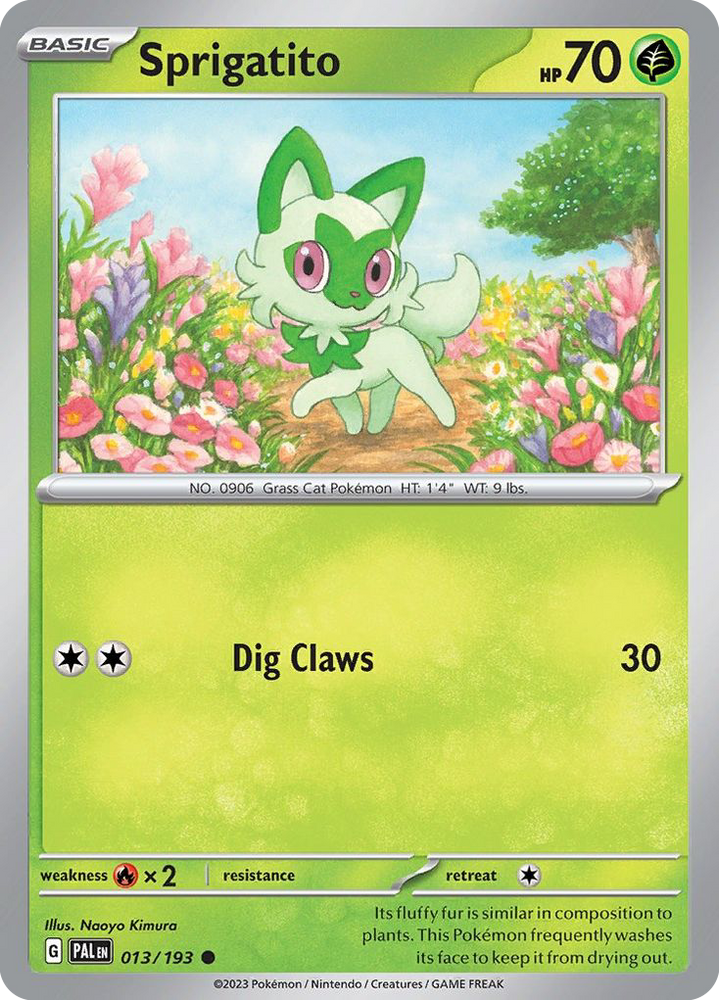 Sprigatito (013/193) (Theme Deck Exclusive) [Scarlet & Violet: Paldea Evolved] Pokémon