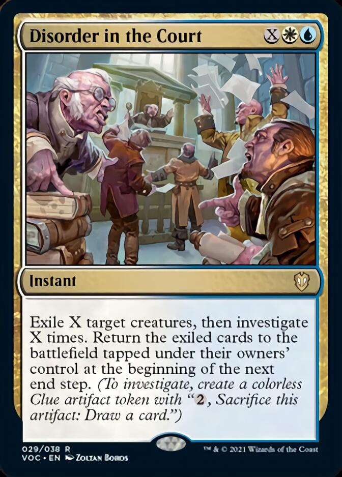 Disorder in the Court [Innistrad: Crimson Vow Commander] Magic: The Gathering