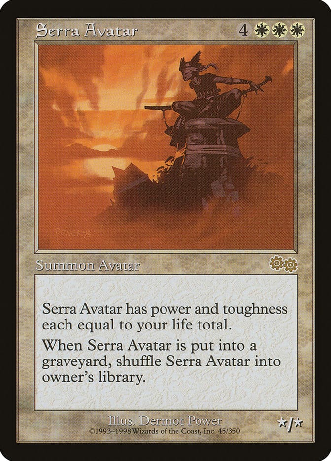 Serra Avatar [Urza's Saga] Magic: The Gathering