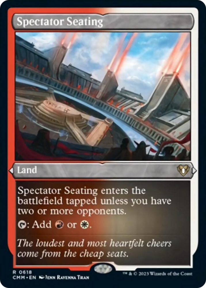 Spectator Seating (Foil Etched) [Commander Masters] Magic: The Gathering
