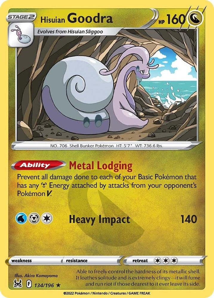Hisuian Goodra (134/196) [Sword & Shield: Lost Origin] Pokémon