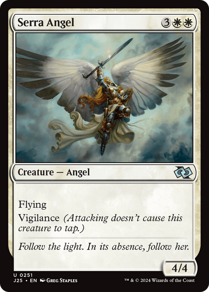 Serra Angel [Foundations Jumpstart] Magic: The Gathering