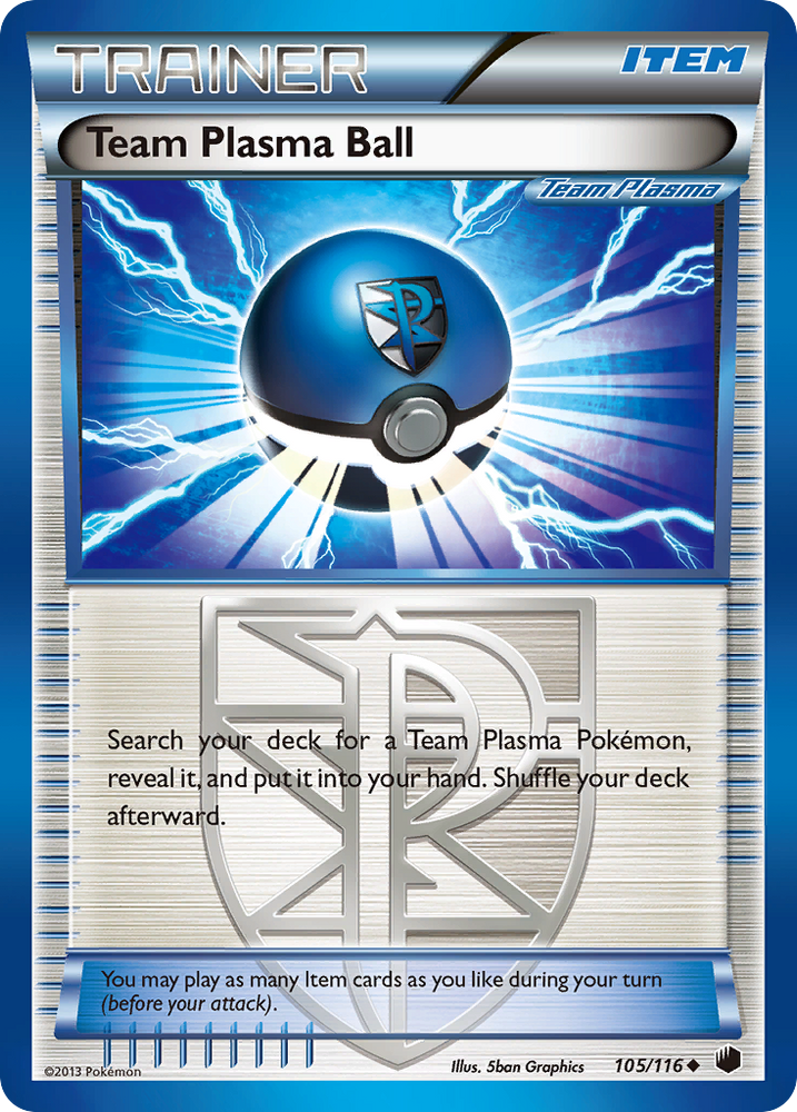 Team Plasma Ball (105/116) [Black & White: Plasma Freeze] Pokémon