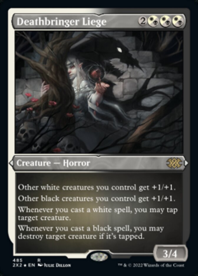 Deathbringer Liege (Foil Etched) [Double Masters 2022] Magic: The Gathering