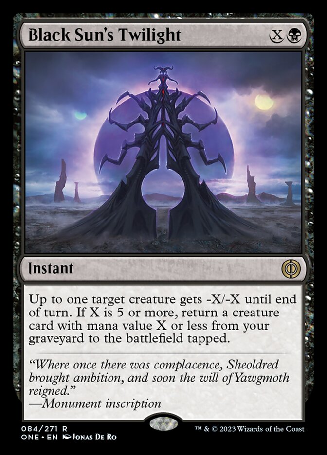 Black Sun's Twilight [Phyrexia: All Will Be One] Magic: The Gathering