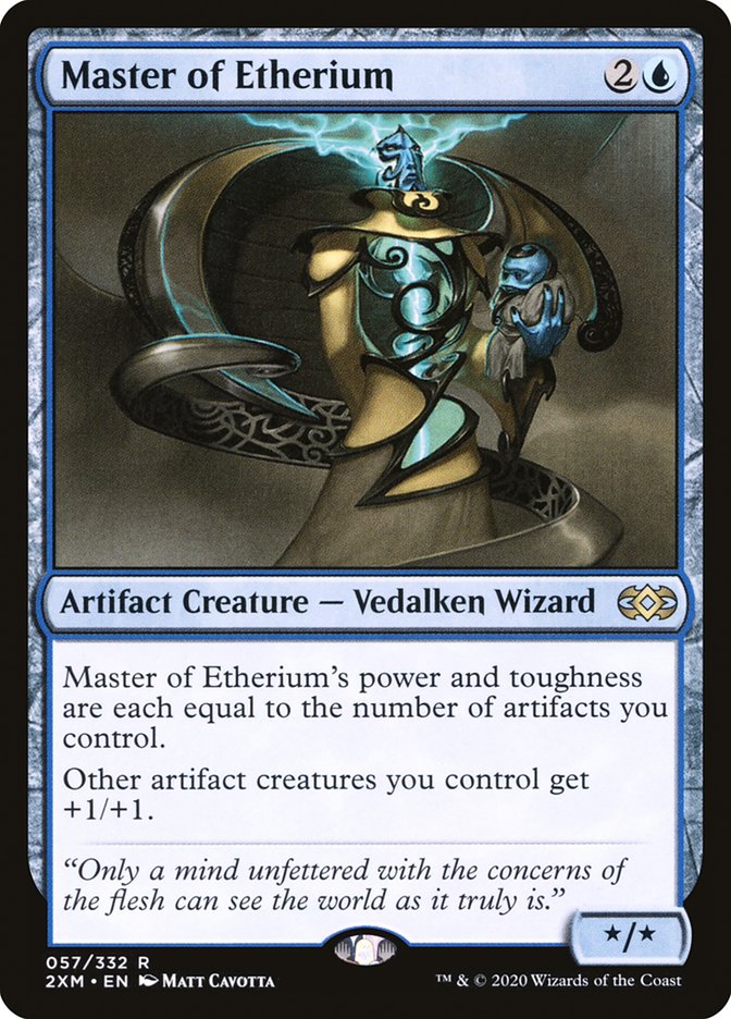 Master of Etherium [Double Masters] Magic: The Gathering