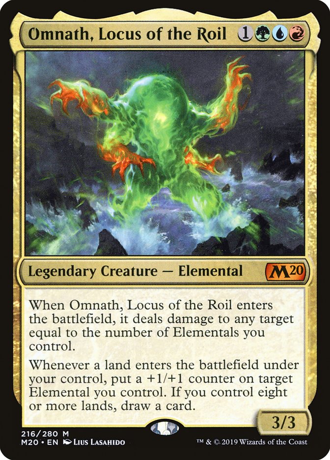 Omnath, Locus of the Roil [Core Set 2020] Magic: The Gathering