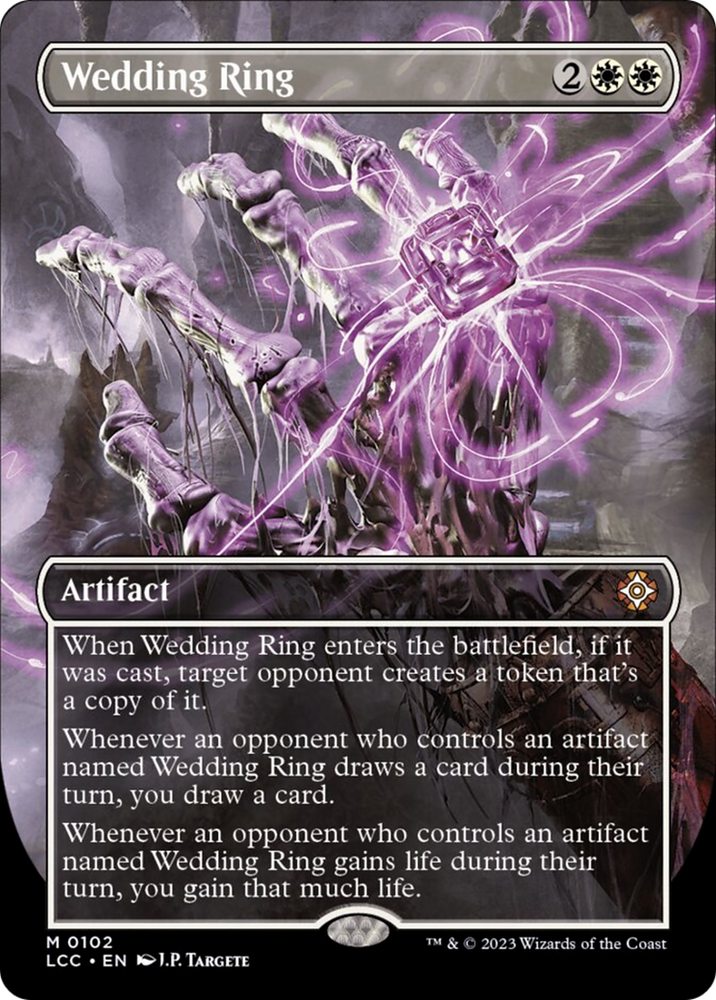 Wedding Ring (Borderless) [The Lost Caverns of Ixalan Commander] Magic: The Gathering
