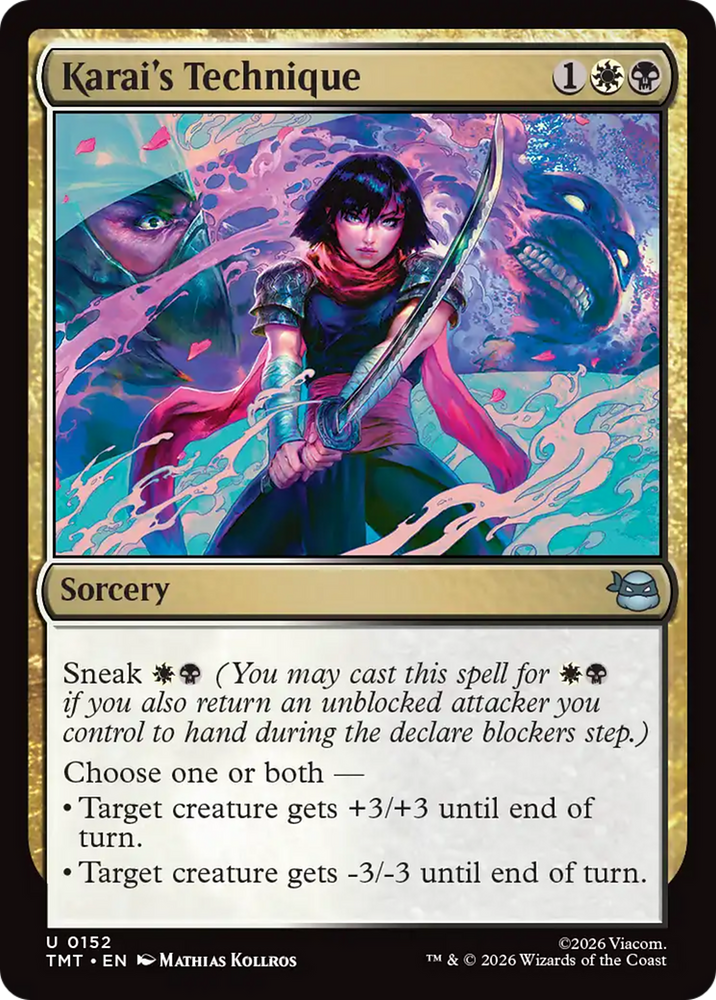 Karai's Technique [Teenage Mutant Ninja Turtles] Magic: The Gathering