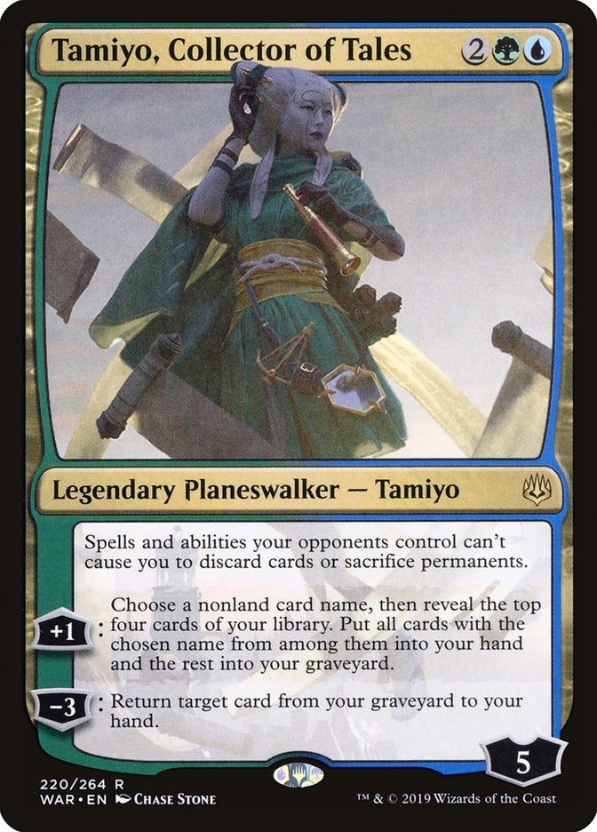 Tamiyo, Collector of Tales [War of the Spark] Magic: The Gathering
