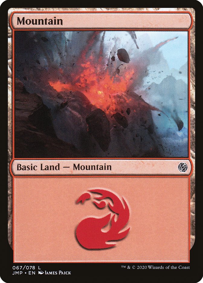 Mountain (67) [Jumpstart] Magic: The Gathering
