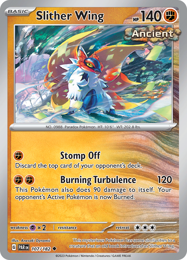 Slither Wing (107/182) [Scarlet & Violet: Paradox Rift] Pokémon