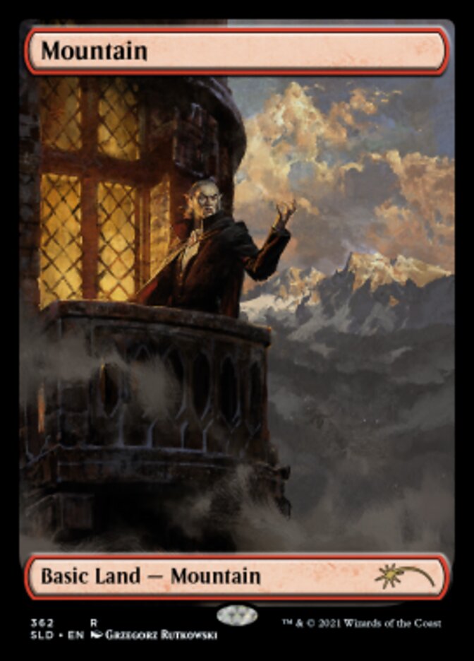 Mountain (362) [Secret Lair Drop Series] Magic: The Gathering
