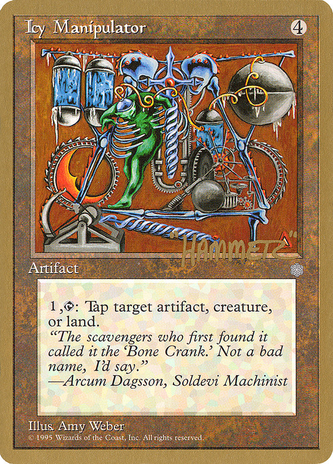 Icy Manipulator (Shawn "Hammer" Regnier) [Pro Tour Collector Set] Magic: The Gathering