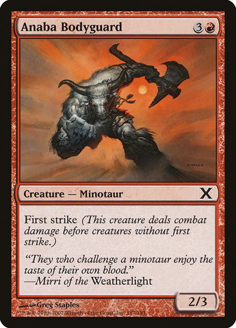 Anaba Bodyguard [Tenth Edition] Magic: The Gathering