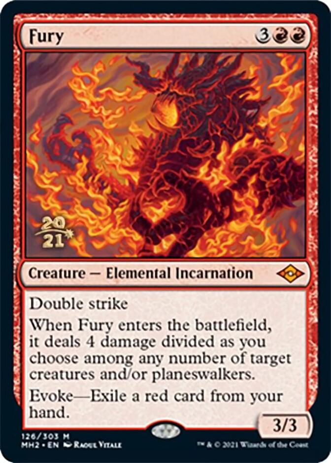 Fury [Modern Horizons 2 Prerelease Promos] Magic: The Gathering