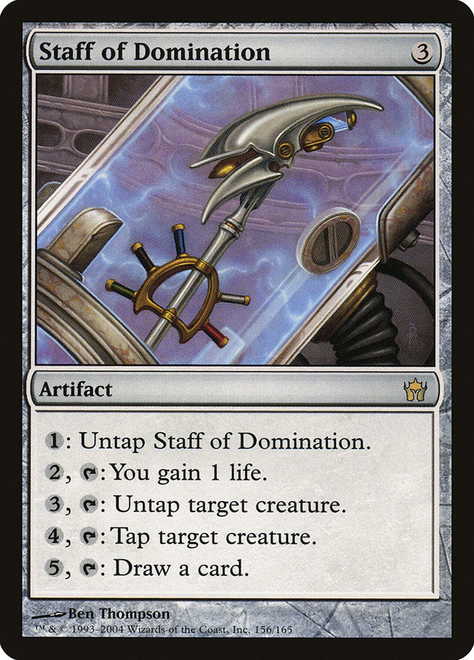 Staff of Domination [Fifth Dawn] Magic: The Gathering