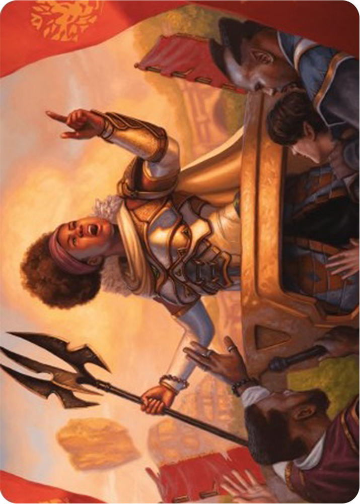 Recruiter of the Guard Art Card [Modern Horizons 3 Art Series] Magic: The Gathering