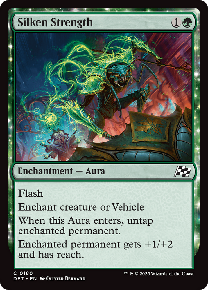 Silken Strength [Aetherdrift] Magic: The Gathering