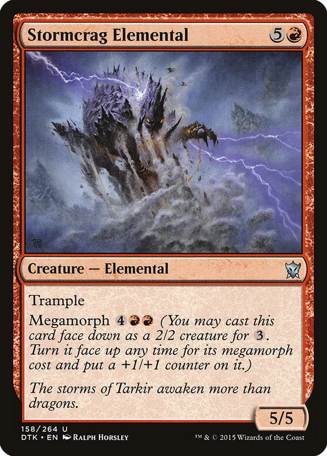 Stormcrag Elemental [Dragons of Tarkir] Magic: The Gathering