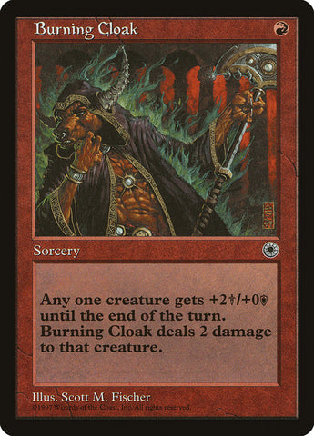 Burning Cloak [Portal] Magic: The Gathering