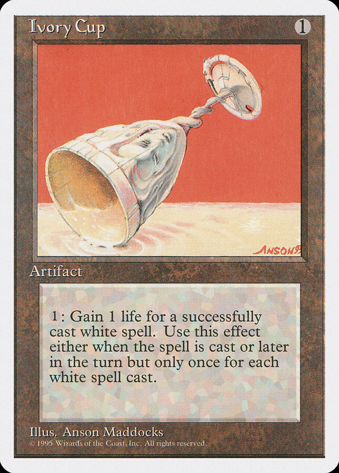 Ivory Cup [Fourth Edition] Magic: The Gathering