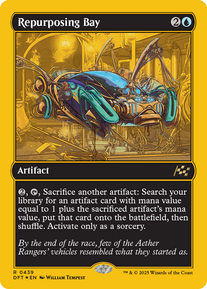 Repurposing Bay (First-Place Foil) [Aetherdrift] Magic: The Gathering