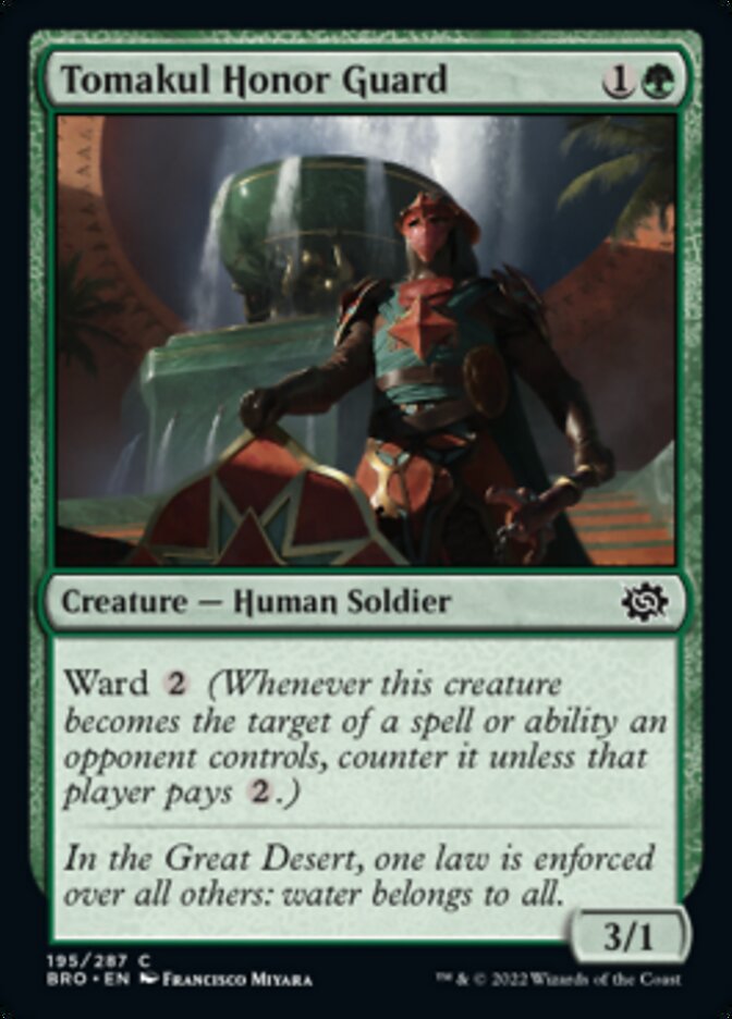 Tomakul Honor Guard [The Brothers' War] Magic: The Gathering
