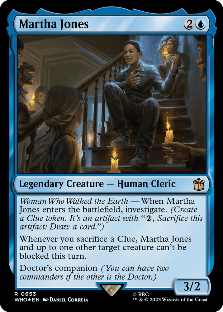 Martha Jones (Surge Foil) [Doctor Who] Magic: The Gathering